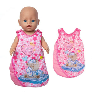 Planet Gates Dolls Out Going Carry Bag Sleeping Bag Doll Accessory for 43cm Baby New Born Doll 18 Inch Doll Backpack Bag