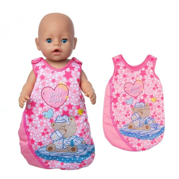 Planet Gates Dolls Out Going Carry Bag Sleeping Bag Doll Accessory for 43cm Baby New Born Doll 18 Inch Doll Backpack Bag