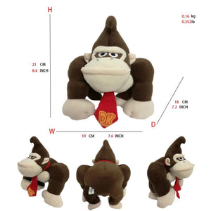 Planet Gates Donkey Kong / CHINA Mario Bros Plush Toys Luigi Yoshi Princess Peach Toadette Bowser JR Waluigi Wario Anime Stuffed Cartoon Peluche Dolls