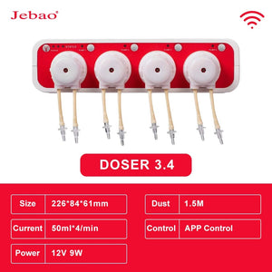 Planet Gates DOSER 3.4 / US PLUG Jebao Jecod Dosing Pump-Automatic Marine Reef Doser Water Pump Filter New MD4.4 WIFI Control 12V 3W 9W Aquariums Accessoires