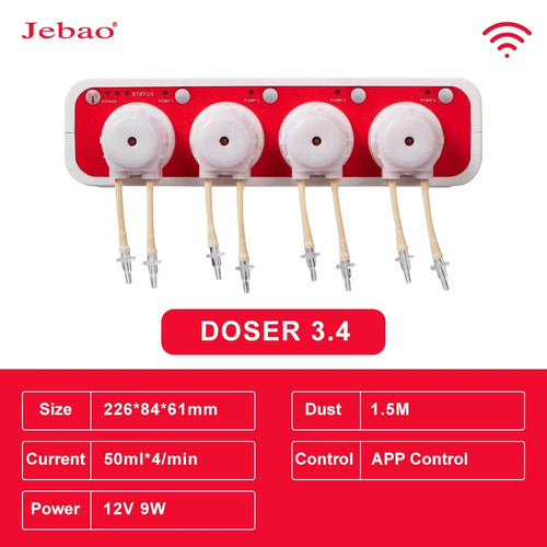 Planet Gates DOSER 3.4 / US PLUG Jebao Jecod Water Pump Filter Auto Dosing Pump-Automatic Marine Reef Doser MD4.4 WIFI Control 12V 3W 9W Aquariums Accessoires