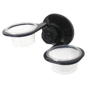 Planet Gates Double bowl Reptiles Feeder Hanging Feeding Solid Food Water Basin for Terrarium Insect Spiders Reptiles Snake Geckos Pet Supplies