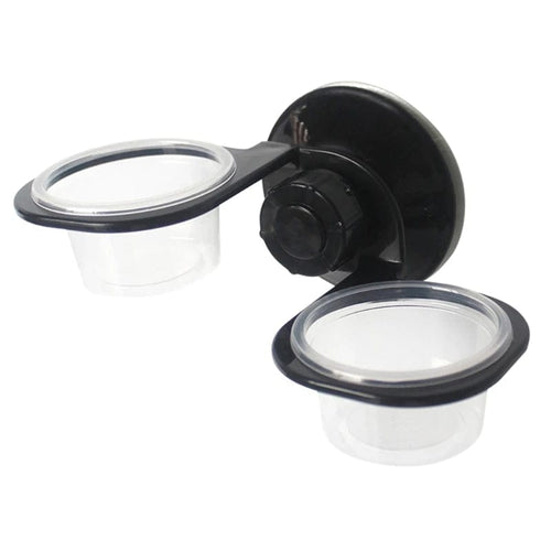 Planet Gates Double bowl Reptiles Feeder Hanging Feeding Solid Food Water Basin for Terrarium Insect Spiders Reptiles Snake Geckos Pet Supplies