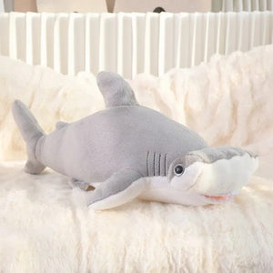Planet Gates Double headed  gary / 55cm 55cm Blue Shark Plush Toy Stuffed Soft Cartoon Marine Animal Doll Baby Hug Pillow Sofa Cushion Lovely Children Birthday Gift