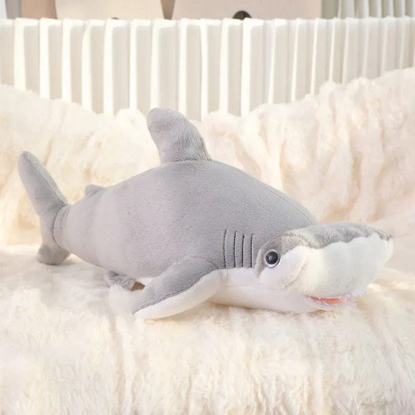 Planet Gates Double headed  gary / 55cm 55cm Blue Shark Plush Toy Stuffed Soft Cartoon Marine Animal Doll Baby Hug Pillow Sofa Cushion Lovely Children Birthday Gift