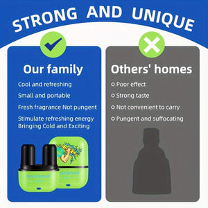 Planet Gates Double Orifice Nasal Suction Refreshing Dynamic Strength Great Driving, To Stay Up Late To Work, Overtime To Wake Brain Trapped On The Nose