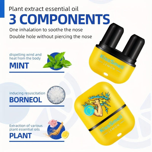 Planet Gates Double Orifice Nasal Suction Refreshing Dynamic Strength Great Driving, To Stay Up Late To Work, Overtime To Wake Brain Trapped On The Nose