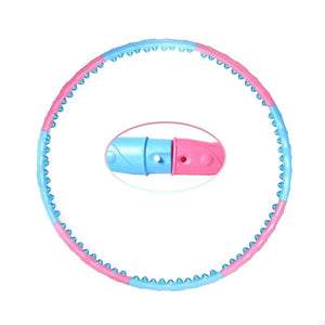 Planet Gates Double Row Magnetite 8 Sections Fitness Hoops Exercise Workout Sport Hoops Fitness Equipment Home Training Weight Loss Massager