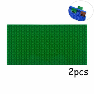 Planet Gates Double-sided 32x16 32x32 Dots Base Plate Classic Small Bricks Baseplates Building Blocks Compatible brand Construction kids toys
