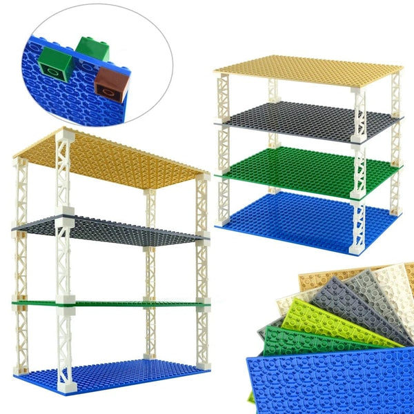 Planet Gates Double-sided 32x16 32x32 Dots Base Plate Classic Small Bricks Baseplates Building Blocks Compatible brand Construction kids toys