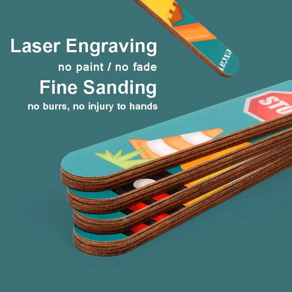 Planet Gates Double Sided Strip 3D Puzzles Baby Toy Wooden Montessori Materials Educational Toys For Children Large Bricks Kids Learning Toys