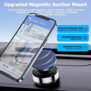 Planet Gates Double Sided Suction Cup Magnetic Phone Holder Lazy Multi-functional Foldable Storage Holder Vacuum Suction Phone Holder