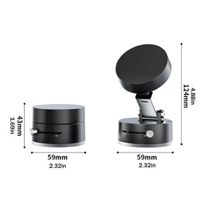 Planet Gates Double Sided Suction Cup Magnetic Phone Holder Lazy Multi-functional Foldable Storage Holder Vacuum Suction Phone Holder