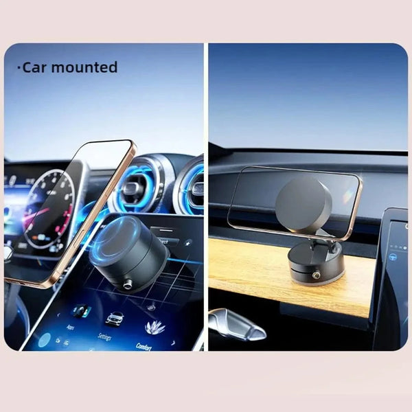 Planet Gates Double Sided Suction Cup Magnetic Phone Holder Lazy Multi-functional Foldable Storage Holder Vacuum Suction Phone Holder