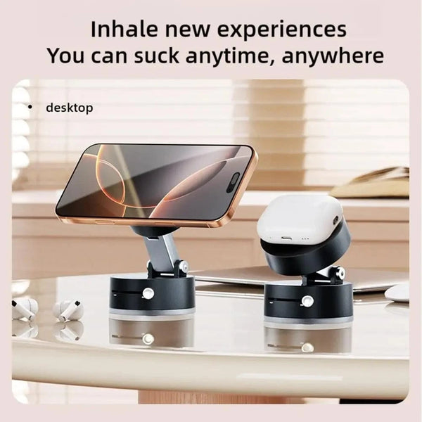 Planet Gates Double Sided Suction Cup Magnetic Phone Holder Lazy Multi-functional Foldable Storage Holder Vacuum Suction Phone Holder