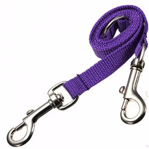 Planet Gates Double Twin Dual Coupler Dog Leash Two in One Strong Nylon V Shape Pet Dog Leash Colorful Two Ways Pet Lead