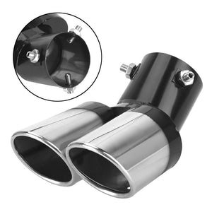Planet Gates Double Upgrade Your Car with This Universal Chrome Tail Pipe - Stylish & Durable!