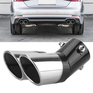 Planet Gates Double Upgrade Your Car with This Universal Chrome Tail Pipe - Stylish & Durable!