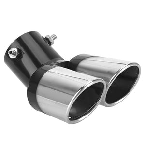 Planet Gates Double Upgrade Your Car with This Universal Chrome Tail Pipe - Stylish & Durable!
