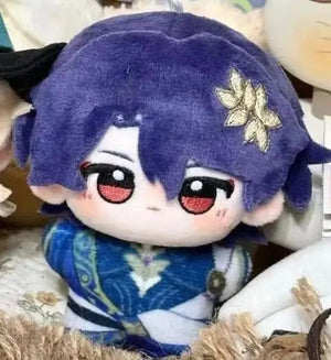 Planet Gates Dr. Ratio Doll / 10cm Anime Game Honkai: Star Rail Aventurine Dr. Ratio Cosplay 10cm Mini Starfish Body Plush Doll Pendant Keychain Stuffed Toys Gift