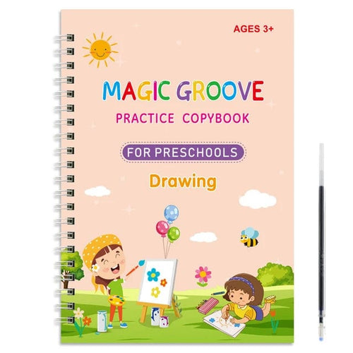 Planet Gates drawing Reusable Magic Copybook Drawing Toys for Children Montessori Pen Control Training Writing Sticker Learning Educational Toy Kids