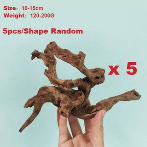 Planet Gates Drift Wood Plants for Natural Aquariums & Fish Bowls Decor Aquarium Pot Assorted Driftwood Branch Background Aqarium Accessories