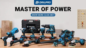 Planet Gates Drillpro New 2000N.M Brushless Cordless Electric Impact Wrench Rechargeable 1/2" Wrench Drill Power Tools for Makita 18V Battery