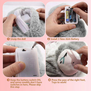 Planet Gates Dropshipping Schlummerotter Sleep Plush Koala Sensory Toys Gift Breathing Schlummer Otter Music Appease Gift Plush Dinosaur Toys