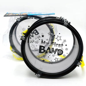 Planet Gates Drum Set Kids Drum Set 8.6-inch Musical Instrument with 2 Drumsticks Learning Educational Toys for Children Boys Girls Gift