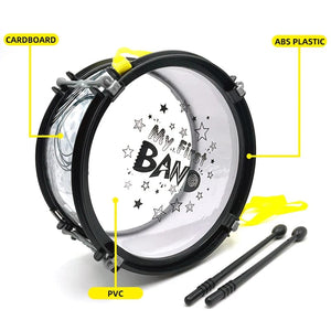 Planet Gates Drum Set Kids Drum Set 8.6-inch Musical Instrument with 2 Drumsticks Learning Educational Toys for Children Boys Girls Gift