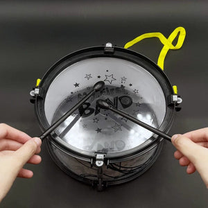 Planet Gates Drum Set Kids Drum Set 8.6-inch Musical Instrument with 2 Drumsticks Learning Educational Toys for Children Boys Girls Gift