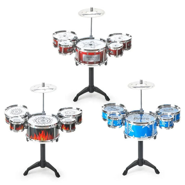 Planet Gates Drum sets for children beginners children's toys dynamic jazz drums for western percussion instrument