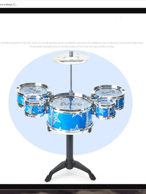 Planet Gates Drum sets for children beginners children's toys dynamic jazz drums for western percussion instrument