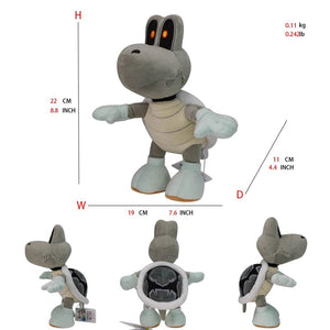 Planet Gates Dry Bones / CHINA Mario Bros Plush Toys Luigi Yoshi Princess Peach Toadette Bowser JR Waluigi Wario Anime Stuffed Cartoon Peluche Dolls