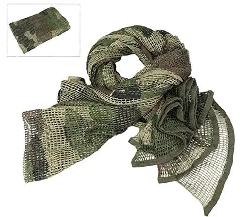 Planet Gates DS Camouflage Netting Tactical Mesh Net Camo Scarf for Wargame Sports Hunting Shooting Wild Photography Sniper Camo Mesh Scarves