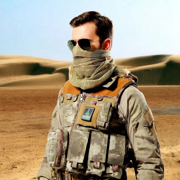 Planet Gates DS Camouflage Netting Tactical Mesh Net Camo Scarf for Wargame Sports Hunting Shooting Wild Photography Sniper Camo Mesh Scarves