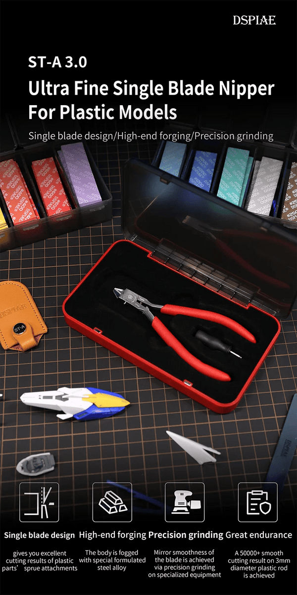 Planet Gates DSPIAE ST-A 3.0 Model Single Blade Nipper Hand Tool Pliers Multifunctional Bent Non-Scale Long Nose Electrical Parts Making Tool