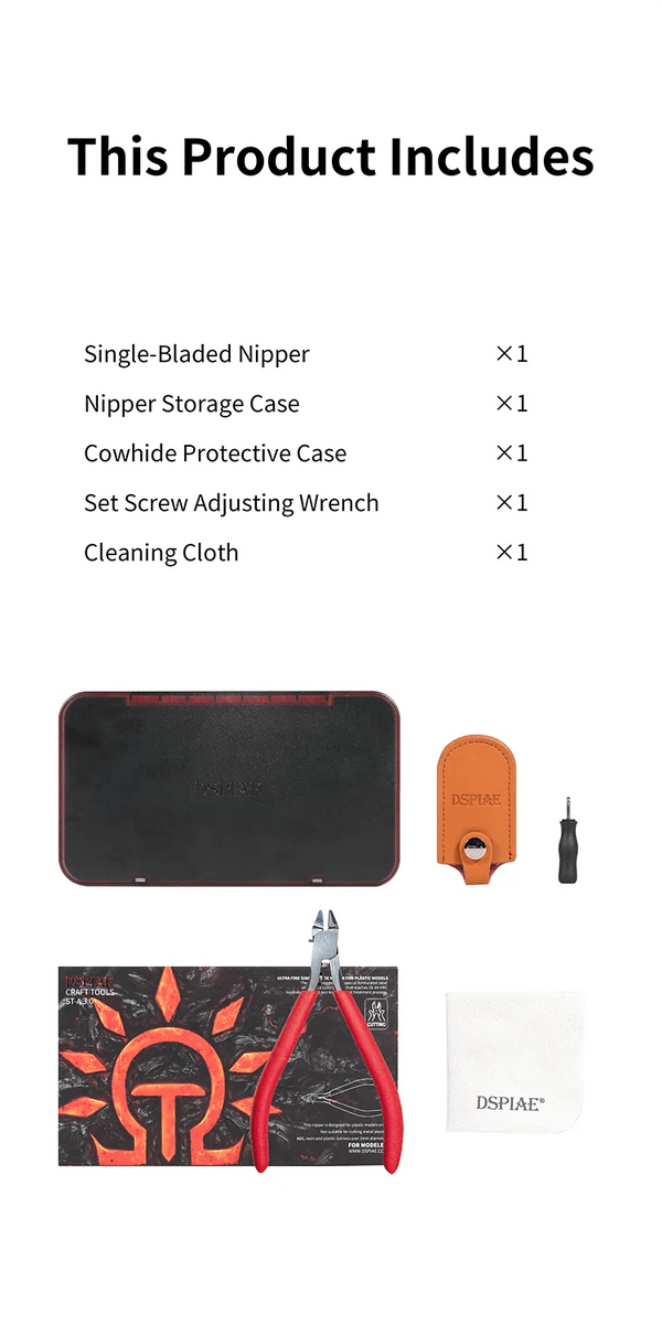 Planet Gates DSPIAE ST-A 3.0 Model Single Blade Nipper Hand Tool Pliers Multifunctional Bent Non-Scale Long Nose Electrical Parts Making Tool