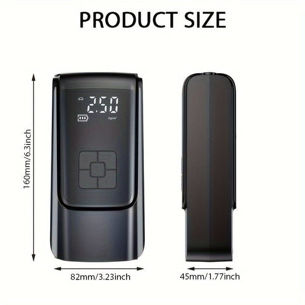 Planet Gates Dual power 1pc Portable Car Air Pump With LED Lighting, For Car/Motorcycle/Bicycle/Ball/Swimming Ring