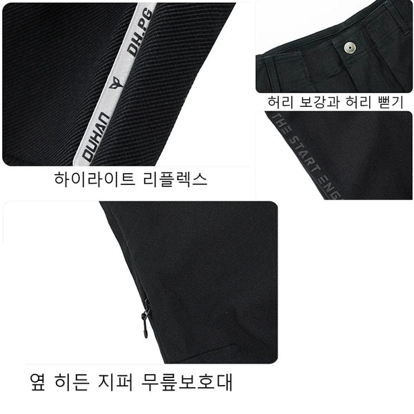 Planet Gates DUHAN Summer Breathable Motorcycle Pants Anti Drop Wear-resistant Logging Pants Male Commuting Motocross Equipment Reflective