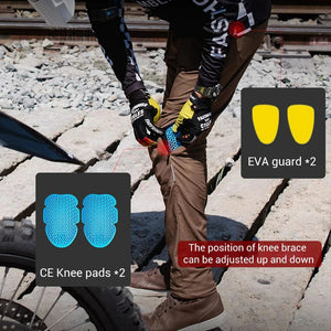 Planet Gates DUHAN Summer Breathable Motorcycle Pants Anti Drop Wear-resistant Logging Pants Male Commuting Motocross Equipment Reflective