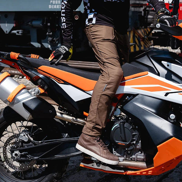 Planet Gates DUHAN Summer Breathable Motorcycle Pants Anti Drop Wear-resistant Logging Pants Male Commuting Motocross Equipment Reflective