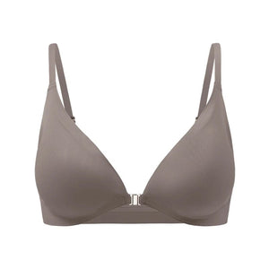 Planet Gates DullGrey / L Hot Sale Bra with Front Opening Removeable Water Drop Cup Wireless Laser Cut Bra Brasier Para Mujer Women Seamless Bras