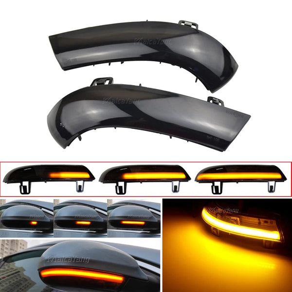 Planet Gates Dynamic Smoked Black Black For VW GOLF 5 GTI V MK5 Jetta Passat B5.5 B6 Sharan Superb EOS Dynamic LED Turn Signal Light Side Wing Mirror Indicator