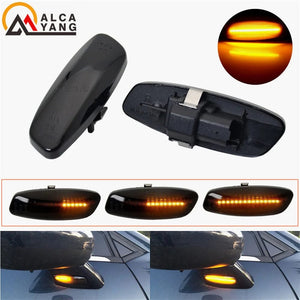 Planet Gates Dynamic Smoked Black For Peugeot 207 308 3008 5008 RCZ For Citroen C3 C4 C5 DS3 DS4 Car LED Dynamic Turn Signal Blinker Side Marker Fender Light