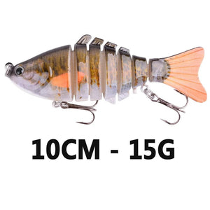 Planet Gates E 10CM 15G Aorace Fishing wobbler Lifelike  6/7 Segment Swimbait Crankbait Hard Bait Slow 10cm 17g 15g Isca Artificial Lures Fishing Tackle