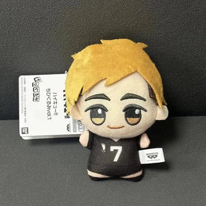 Planet Gates E / 11cm / CHINA 2024 New 10cm Anime Plush Toy Tobio Kageyama Shoyo Hinata Kuroo Tetsurou Mini Stuffed Toys Pendant Kids Gift