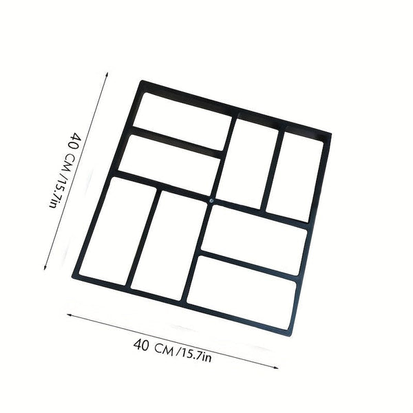 Planet Gates E 1pc, Garden Walk Pavement Mold DIY Manually Paving Cement Brick Stone Road Concrete Molds