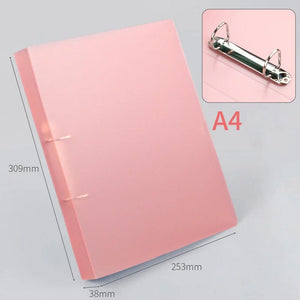 Planet Gates E 2-ring File Binder File Folder A4 Binder Folder Cover Office Document Organizer Can Hold 200 Sheets Test Paper Desk Organizer