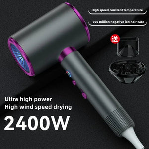 Planet Gates E-2400W-Purple / AU Manufacturer's Direct Selling High-Speed Hair Dryer 2400w High-Power Negative Ion Blue Light Hair Care Home Hair Salon Hair Drye
